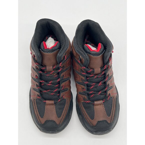Crown Vintage Kids Hiking Shoes Size 13 Brown & Black Lace-Up - Picture 6 of 10